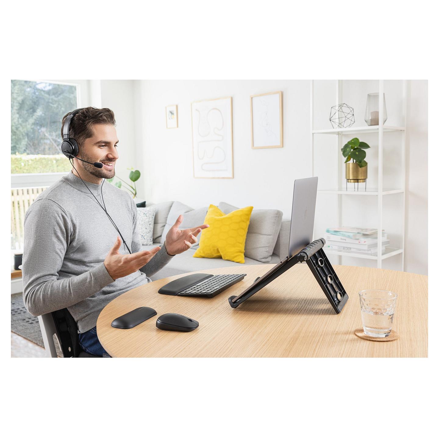 Mbështetëse për Kyçin Kensington ErgoSoft / Për Maus / Gel / Ergonomike / 73 × 153 × 18 mm / Bazë Kundër Rrëshqitjes - Zezë - 16