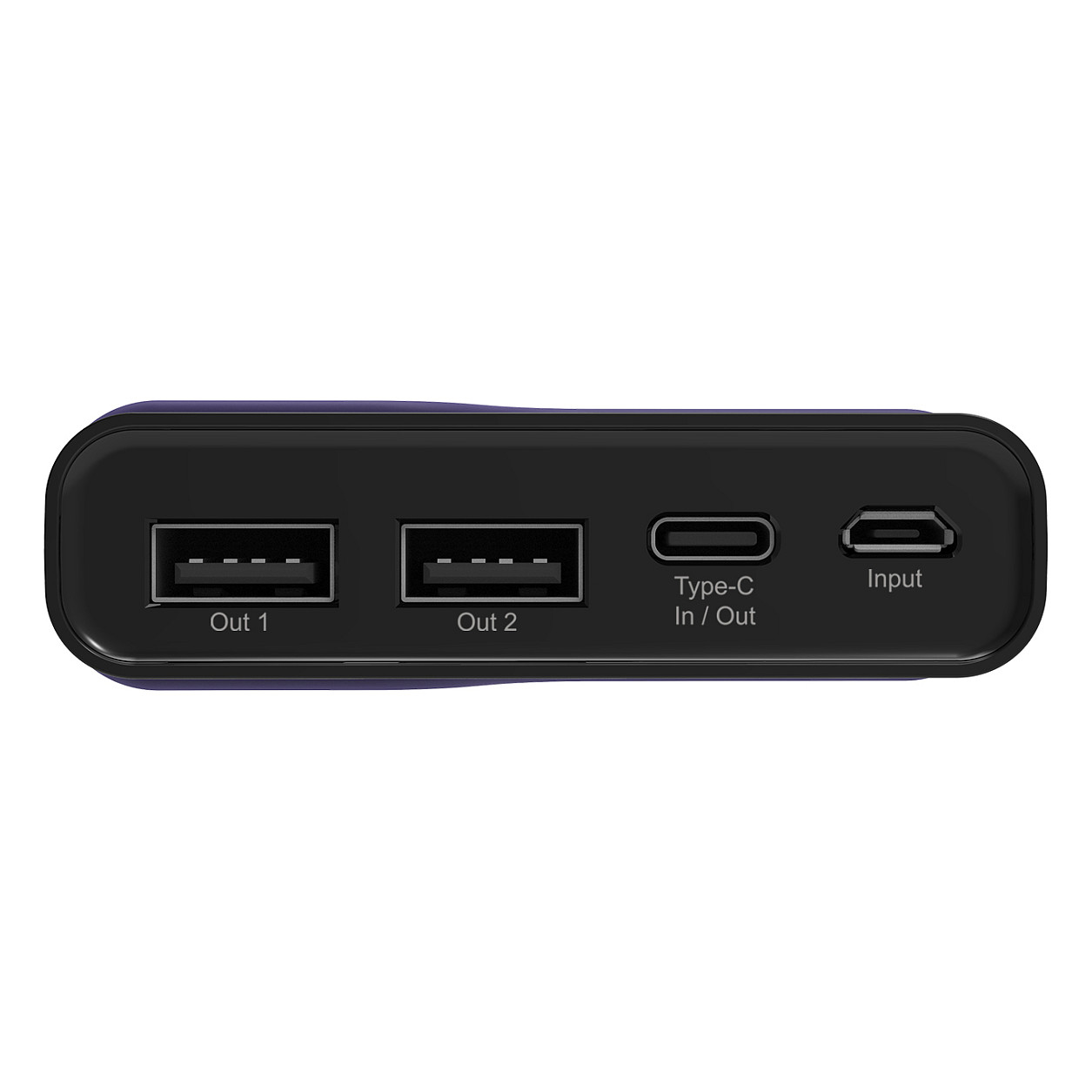 Powerbank RealPower PB-15000C / 15000mAh / Display / Micro-USB – Blu - 2