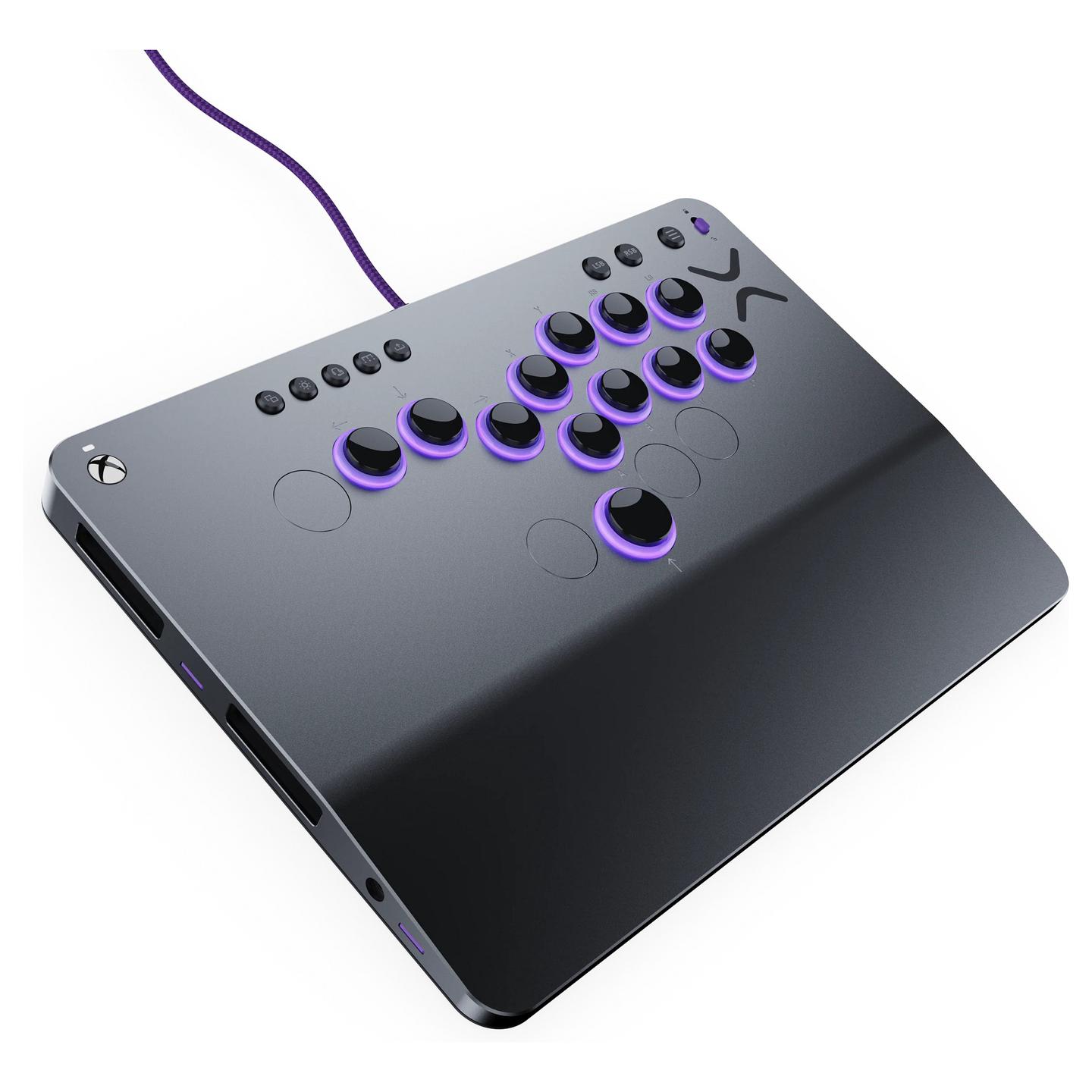 Kontroller për Xbox Turtle Beach Victrix Pro KO Fight Stick / Leverless / Wired / USB-C / 16 Butona / Cherry MX Speed Silver / Xbox Series X/S, Xbox One, PC – Gri - 6