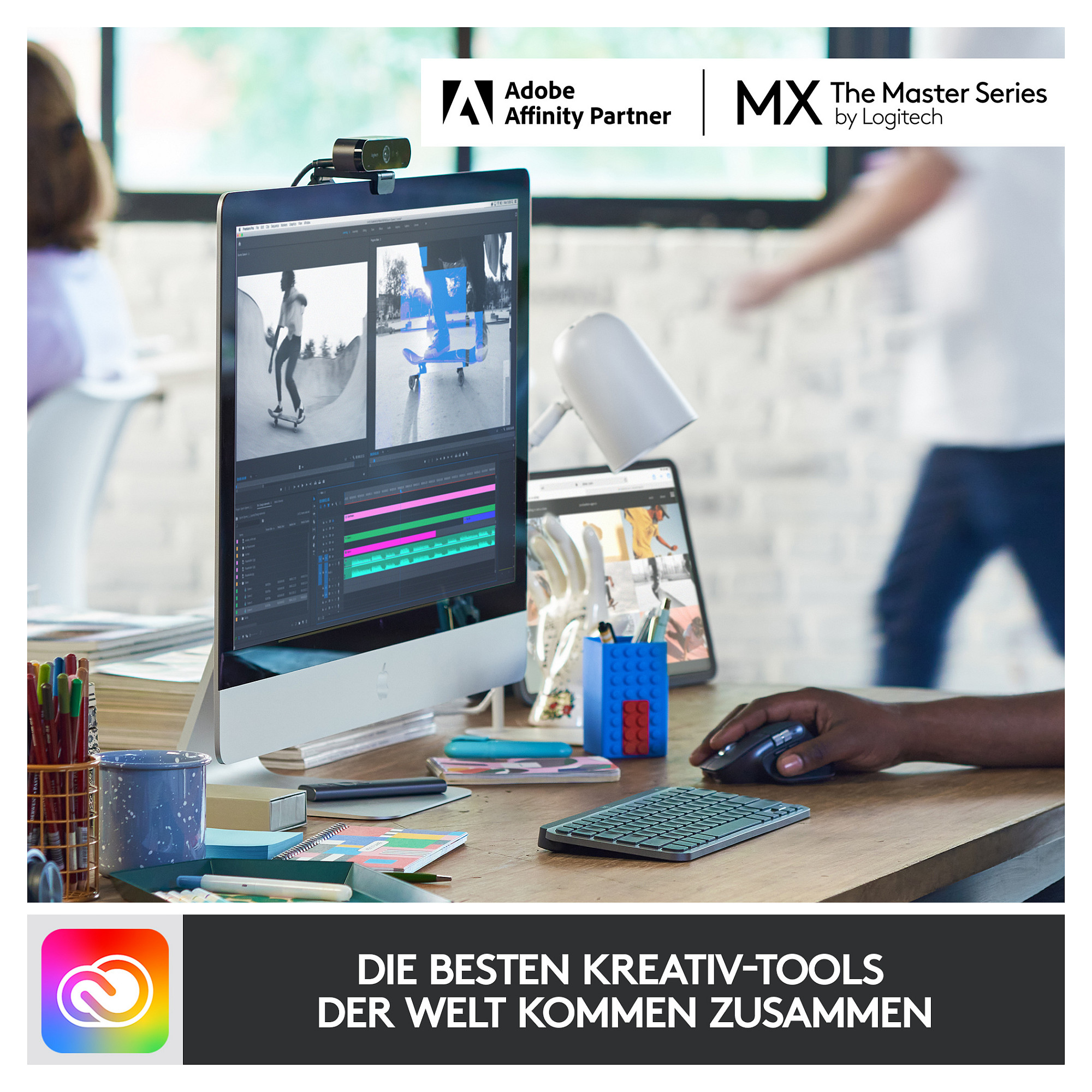 Tastierë Pa kabllo Logitech MX Keys Mini for Business / Kompakte / Membrane / Multi-Device / Bluetooth + Logi Bolt / 3 Pajisje / QWERTY US / USB-C - Hiri - 14