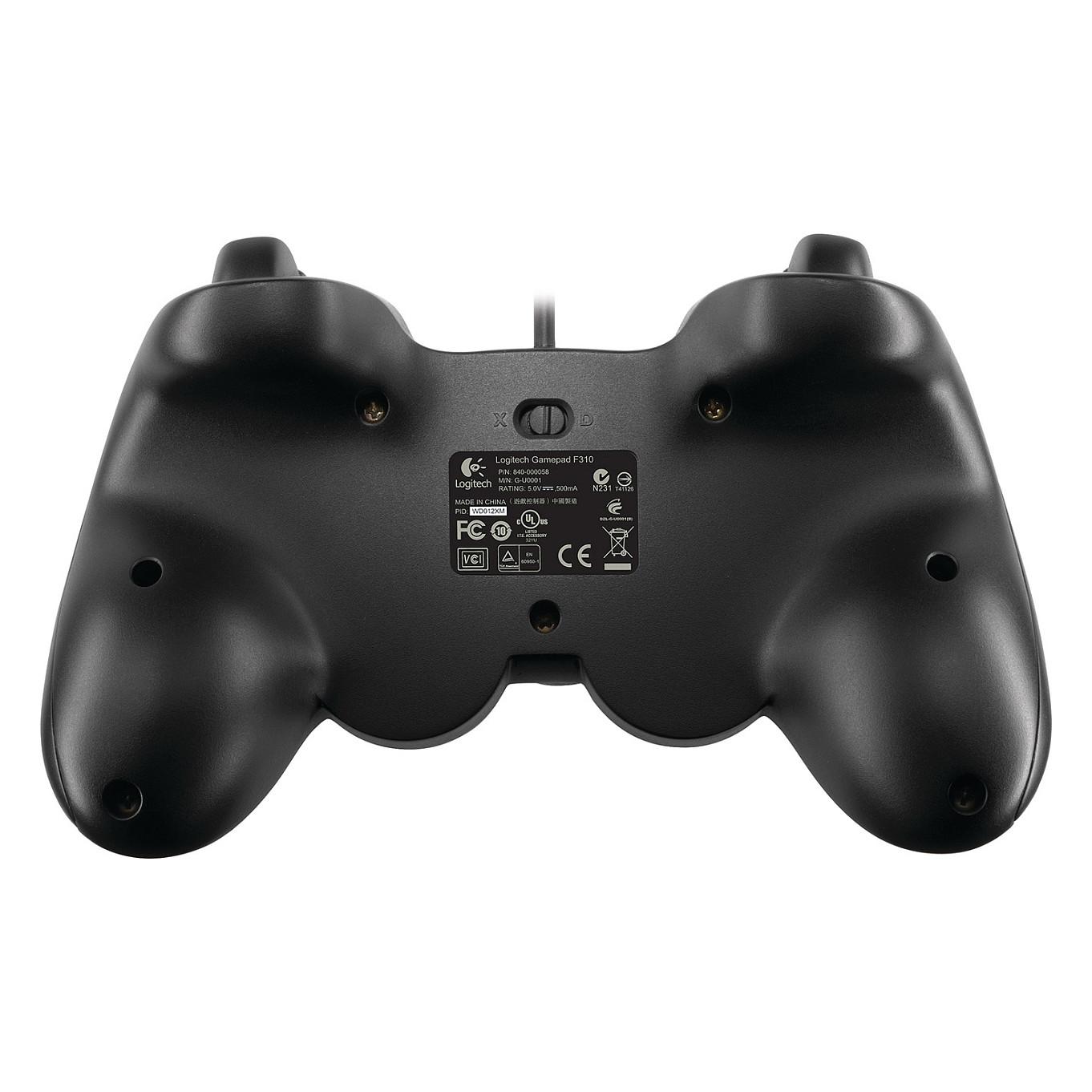 Kontroller për PC Logitech G F310 / Wired / USB / 10 Butona / 2 Joystick-e Analoge / 1.8m – Zezë/Blu - 5