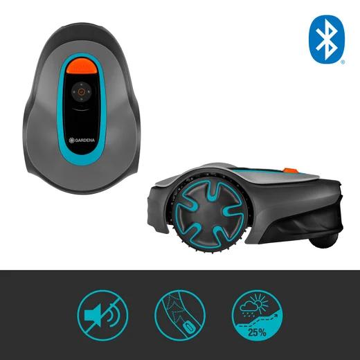 Kositëse Robotike për Bar GARDENA SILENO minimo 350, 350m², 16cm, 20–45mm, Bluetooth - Gjelbër/Hiri - 3