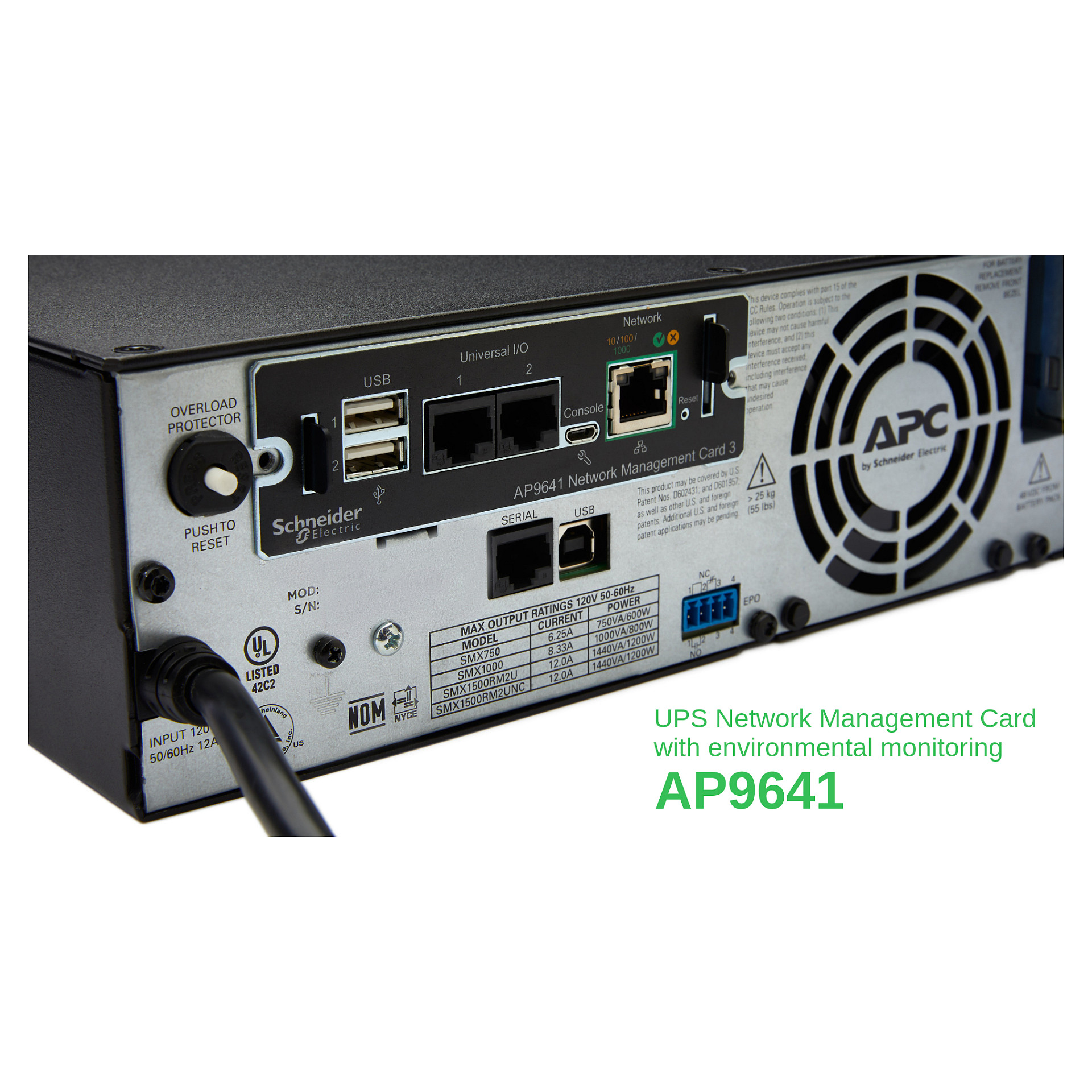 APC AP9641 / UPS Network Management Card / Environmental Monitoring - 6