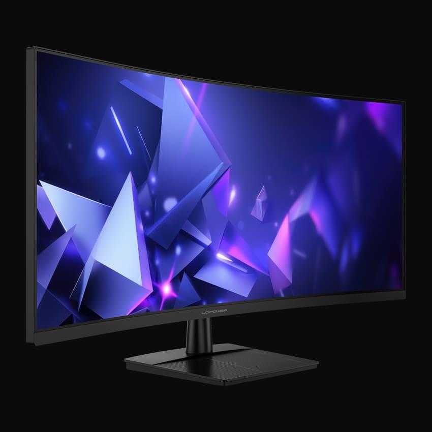 Monitor Gaming LC-Power LC-M34QC, 34", UWQHD VA Curved, 180Hz, 1ms, 2xHDMI+2xDP - Zezë - 3