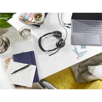 Kufje Jabra Evolve2 50 / USB-C/A / Bluetooth / MS Stereo / ANC / On-Ear – Zezë - 4