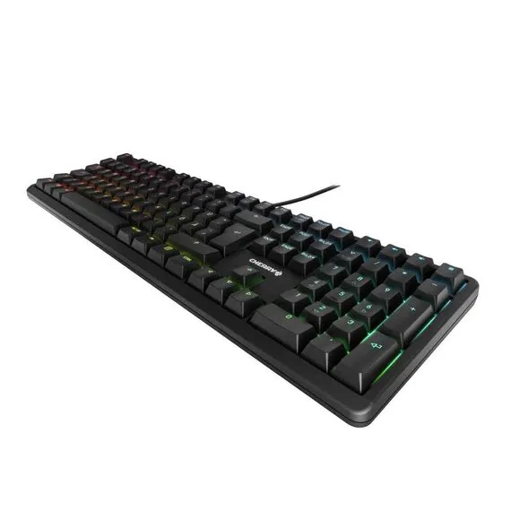 Tastierë Gaming CHERRY G80-3000N RGB / Wired / 105 + 4 Keys / MX Silent Red / USB / QWERTZ German / RGB - Zezë - 2