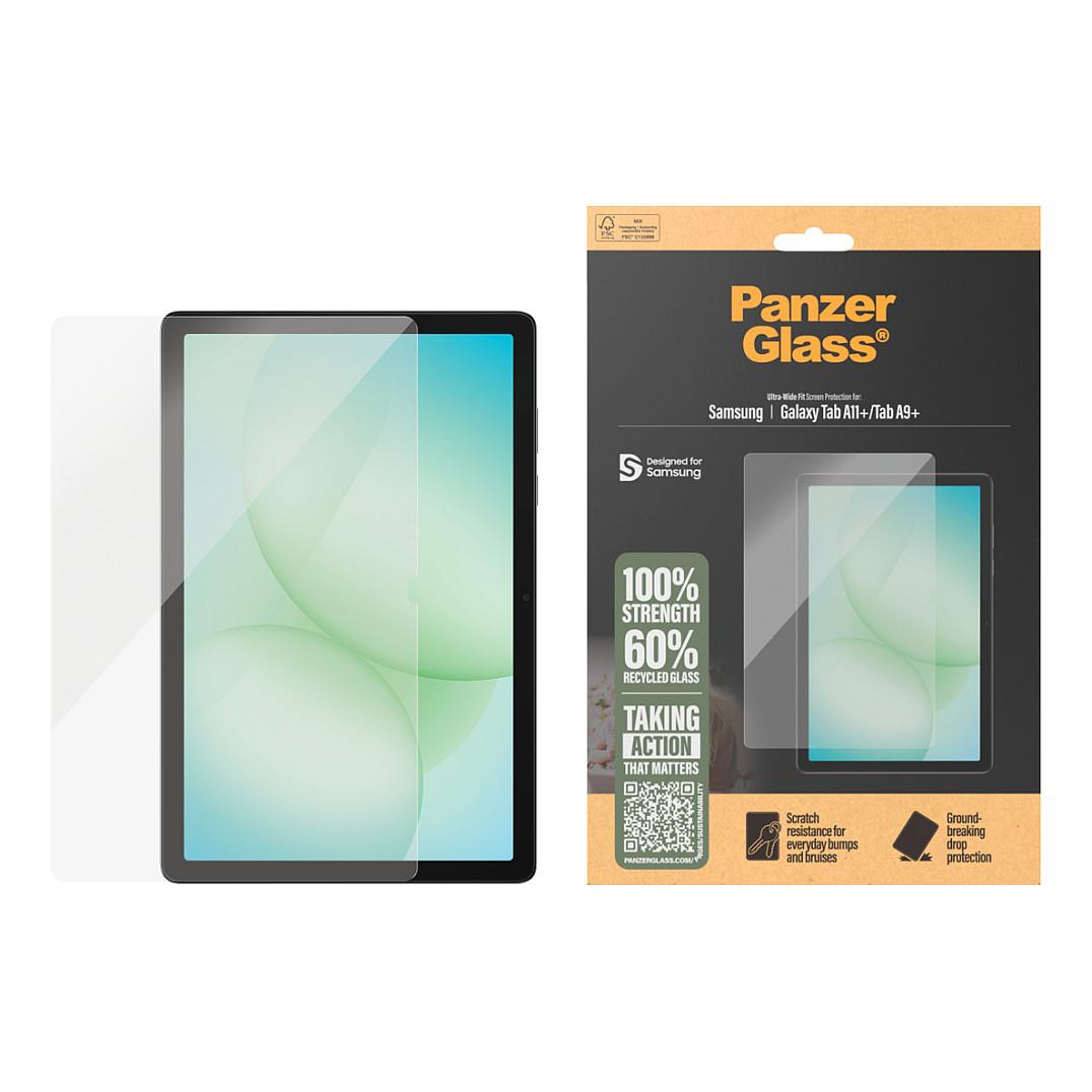 Mbrojtëse për ekran PanzerGlass / Samsung Galaxy Tab A11+ / Tab A9+ / Xham Tempered Glass Ultra-Wide Fit - Transparente - 2