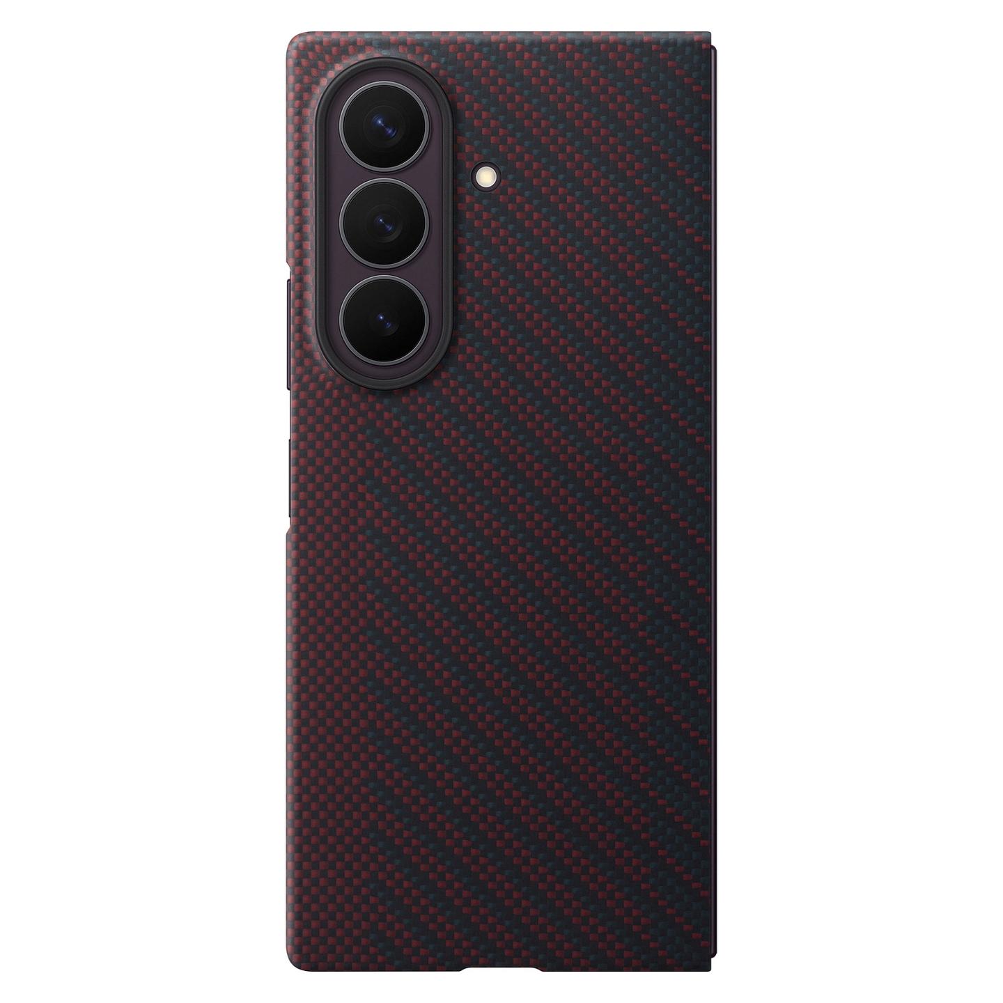 Case për Telefon Samsung EF-KF976SREGWW Carbon Magnet Case për Galaxy Z Fold8 Ultra - Kuqe - 2