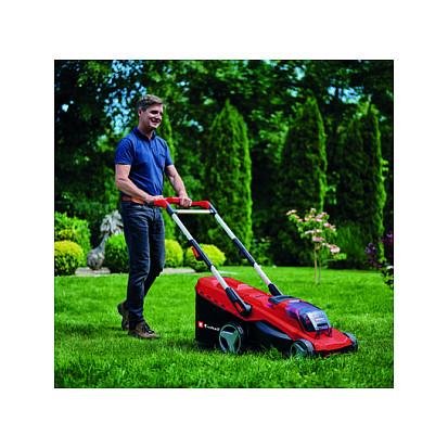 Kositëse Bari me Bateri Einhell GE-CM 36/41 Li, 41cm, 25–75mm, 50L, Brushless, 2x18V - Kuqe/Zezë - 2