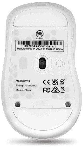Maus Gaming GAMIAC PA50 / Wired / 12,400 DPI / 1000Hz - Bardhë - 2