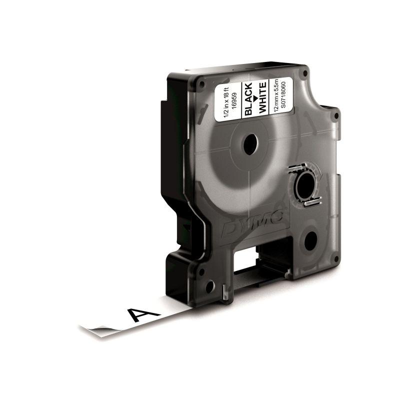 Shirit për Printer 3D Dymo Label S0718060 - Zezë mbi Bardhë - 2