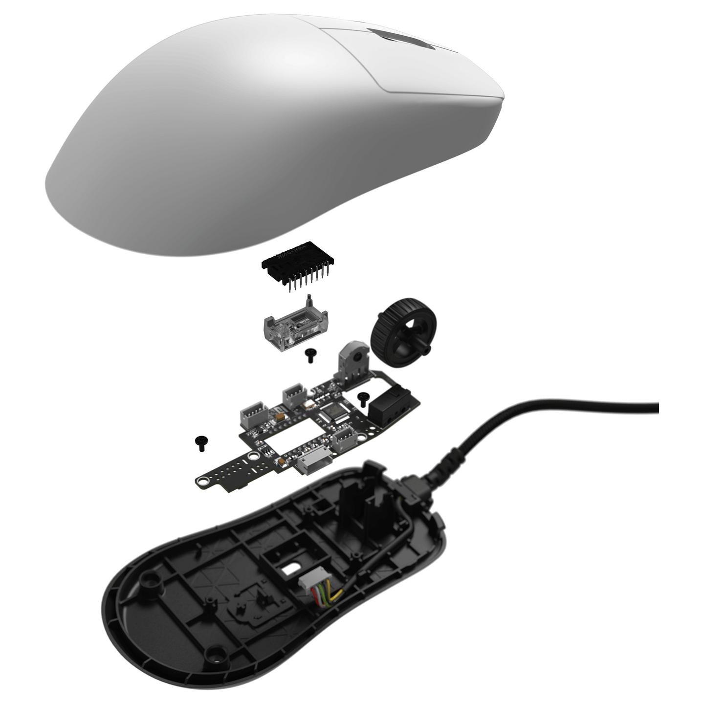 Maus Gaming me Kabllo Endgame Gear OP1 8K V2 / 10-30.000 DPI / 6 Butona / 8000 Hz / USB / 49.5 g – Bardhë - 14