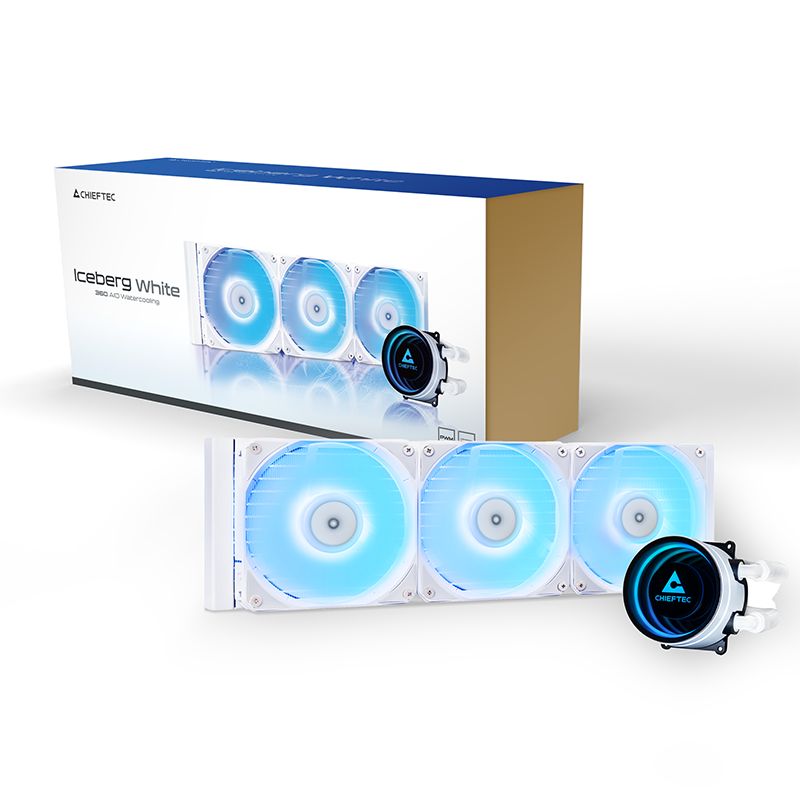 Ftohës për Procesor Chieftec CLC-360-RGB-W / 360mm - Bardhë