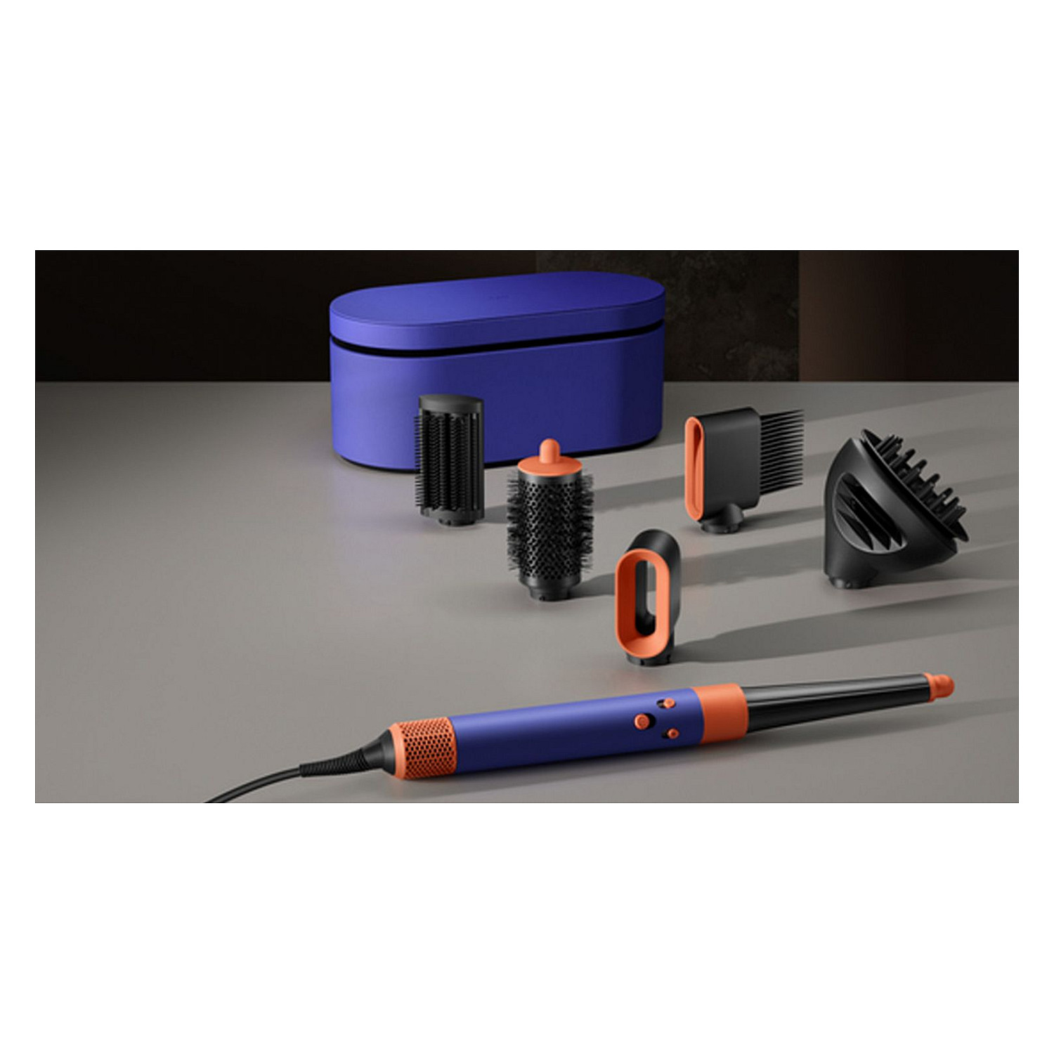 Stilues për flokë me ajër Dyson Airwrap i.d. Curly+Coily / Coanda / Bluetooth / 6-në-1 / 1300 W – Zezë/Blu/Portokalli - 7