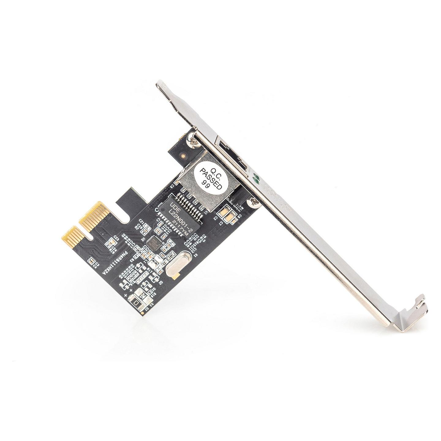 Karta të Rrjetit DIGITUS DN-10130-1, PCI Express x1, 1x Gigabit LAN RJ45, 10/100/1000Mbps, Realtek RTL8111H, Low Profile - 5