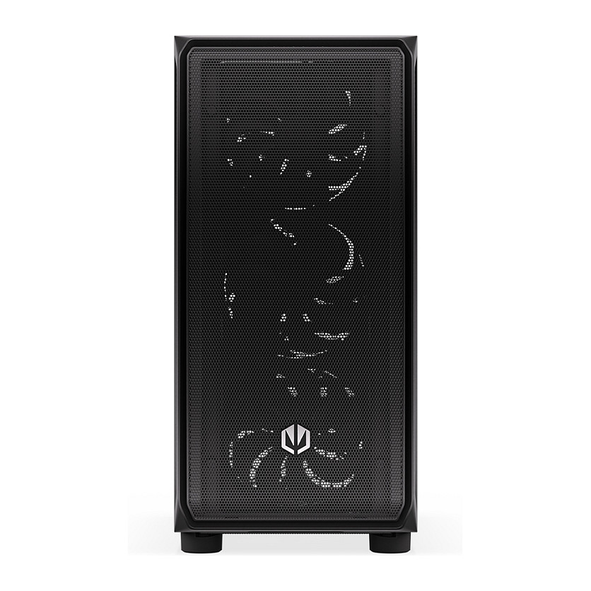 Kasë PC ENDORFY EY2A010 / Midi Tower / 3x 140mm Fan Para / 1x 140mm Fan Mbrapa / SSD 2.5" / HDD 2.5"/3.5" - Zezë - 24