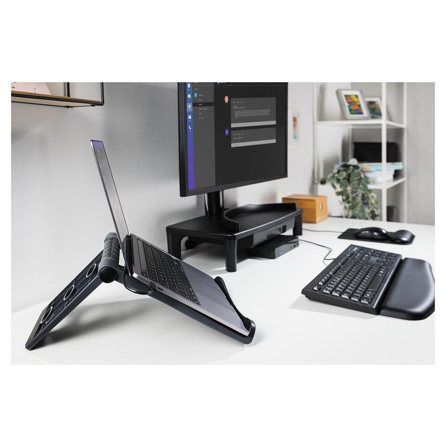 Mbajtës për Laptop Kensington SmartFit Easy Riser 60112 / 12"-17" / Tilt deri 50° / SmartFit / I Palosshëm - Gri - 12