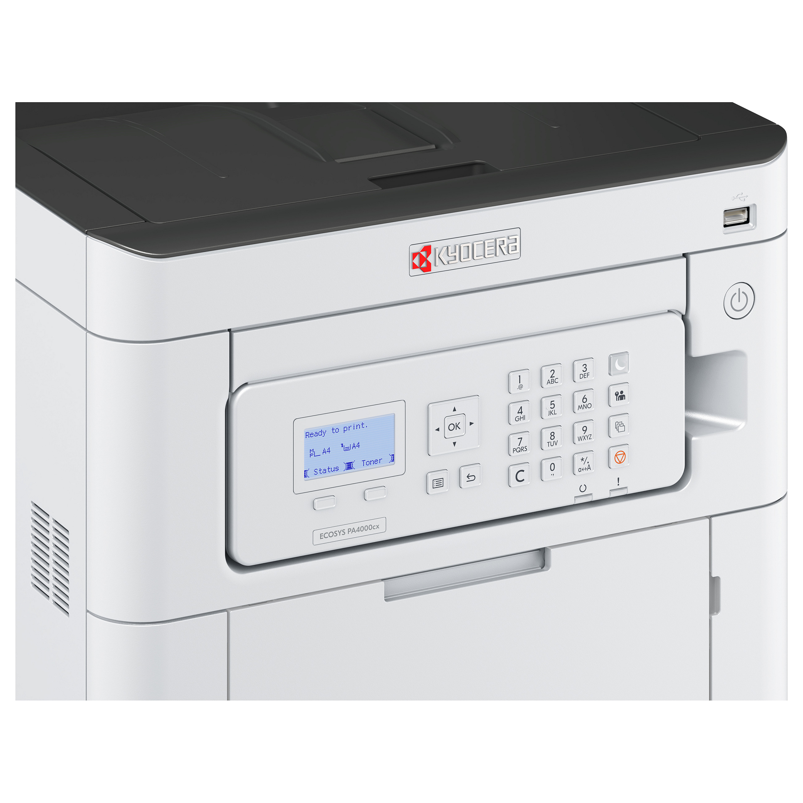 Printer Laser KYOCERA ECOSYS PA4000cx / Laser me Ngjyra / A4 / 1200 × 1200 DPI / Duplex - Zezë/Bardhë - 6