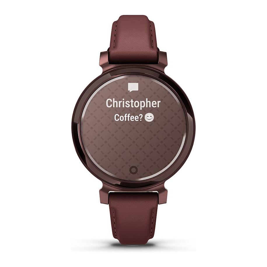 Orë e mençur Garmin Lily 2 Classic, 35mm, LCD me Prekje, 5 ATM, Rrip Lëkure – Bronz/Kafe - 9