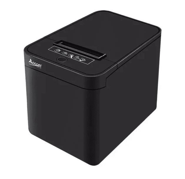 Printer Termik OCOM 80mm me Prerës Automatik, USB, LAN - Zezë
