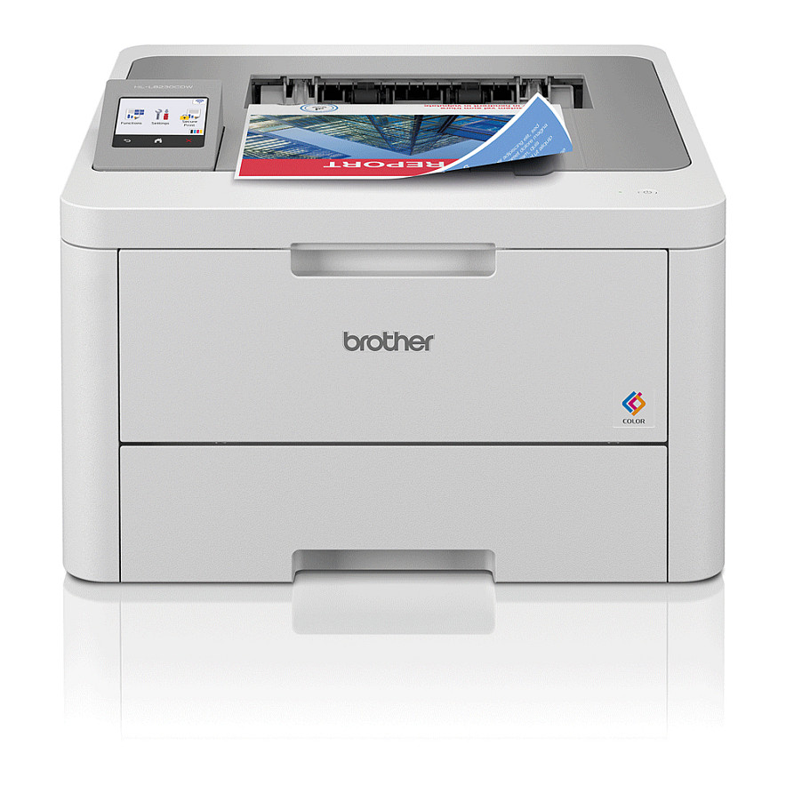 Printer Laser me Ngjyra Brother HL-L8230CDW / Për Dokumente / 2400 DPI / 30 ppm / Duplex / USB + LAN + Wi-Fi - Bardhë