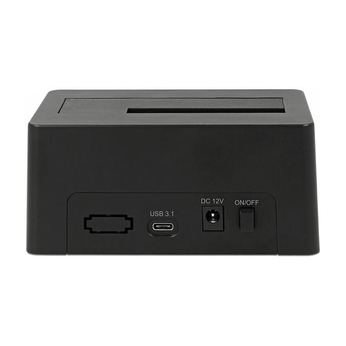 Docking station DeLOCK 63958, për 1x HDD/SSD SATA 2,5", 3,5", USB-C 10 Gbit/s - Zezë - 2