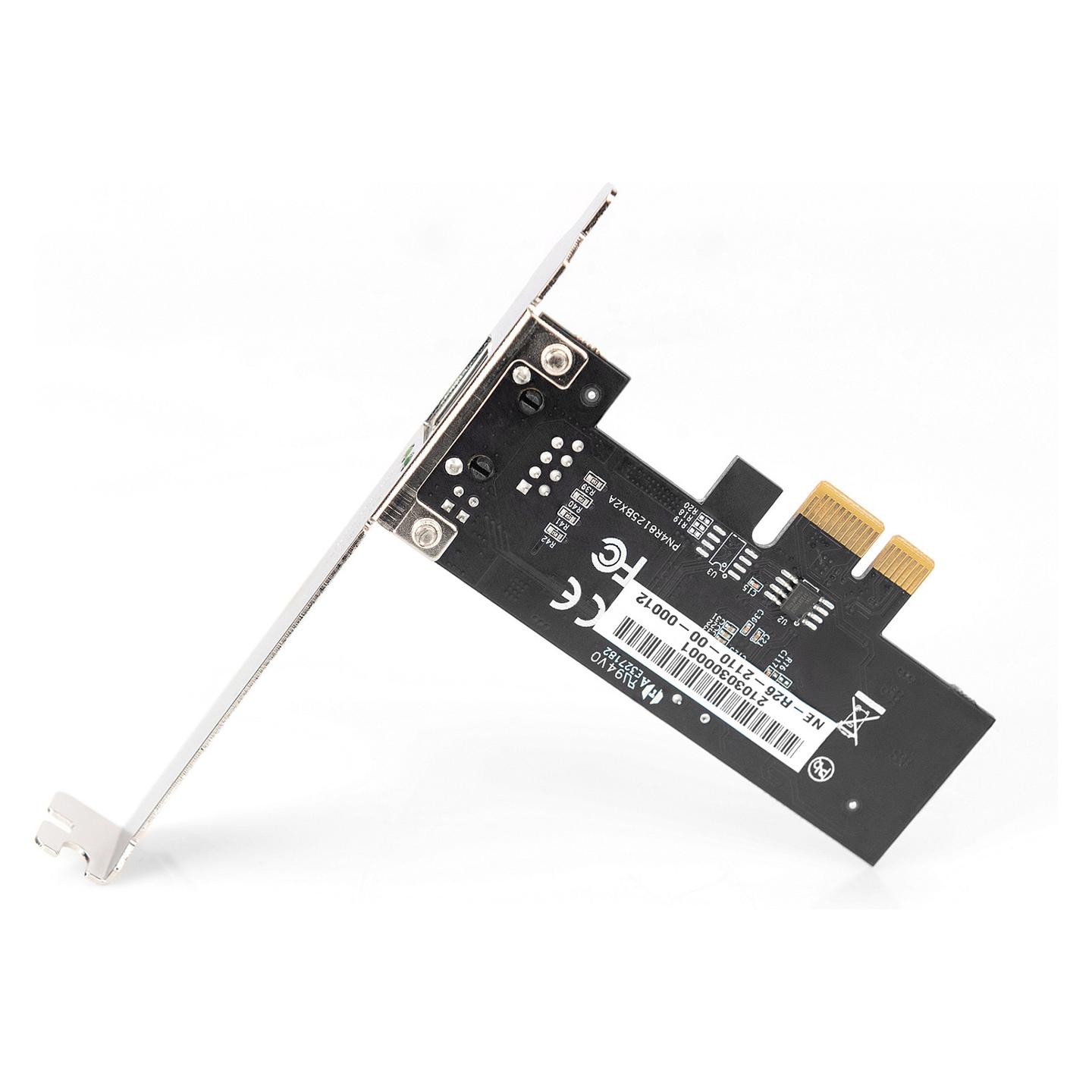 Karta të Rrjetit DIGITUS DN-10135, PCI Express 2.1 x1, 1x 2.5 Gigabit LAN RJ45, 10/100/1000/2500Mbps, Realtek RTL8125B, Low Profile + Full Height - 7