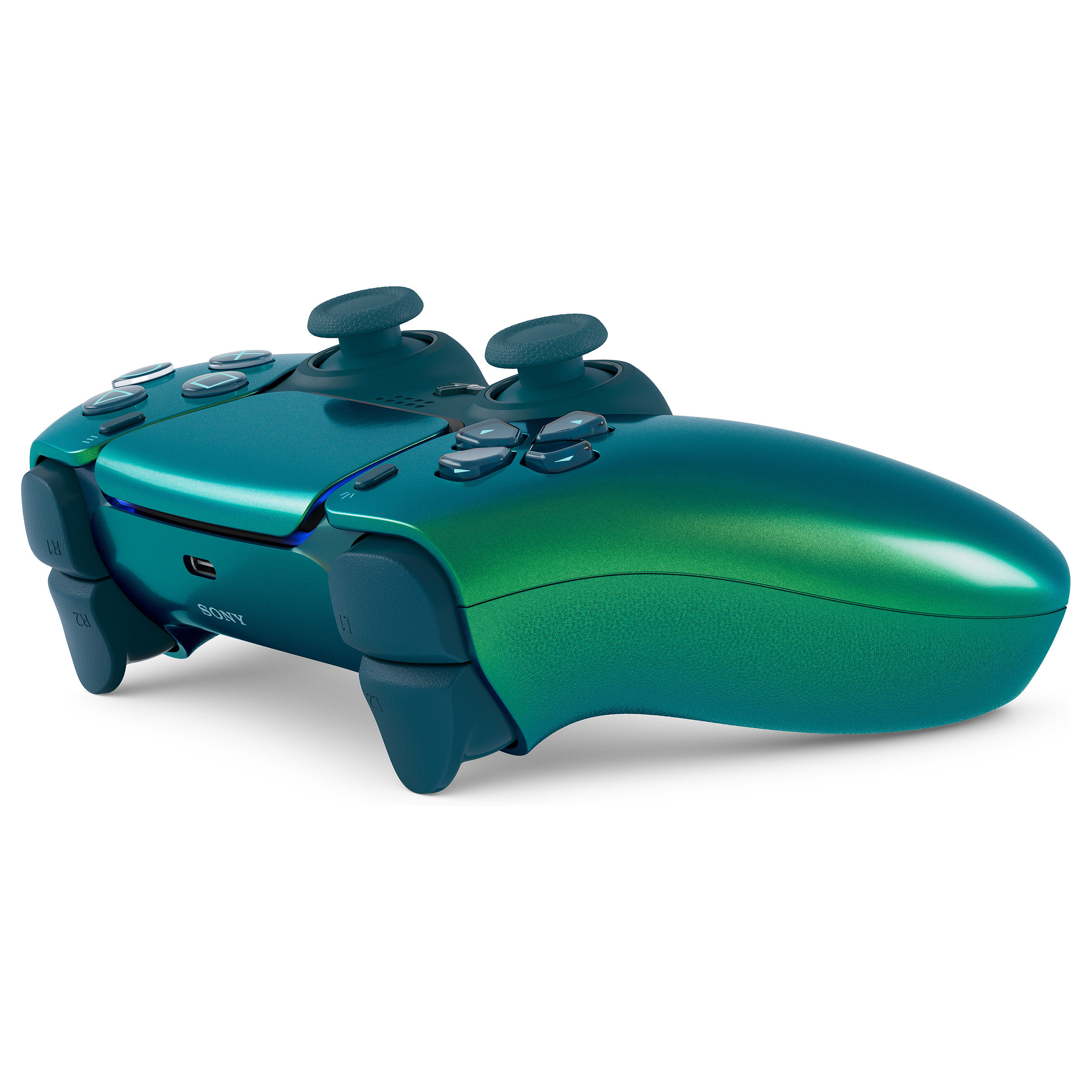 Kontroller Sony DualSense Chroma Teal Edition / Wireless & Wired – Gjelbër - 4