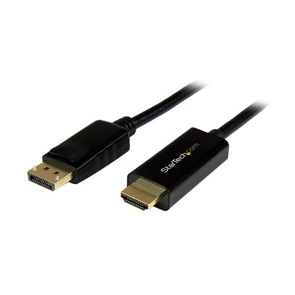 Kabllo DisplayPort StarTech.com DP2HDMM3MB / DisplayPort në HDMI / 3m / DisplayPort 1.2 / 4K 30Hz - Zezë