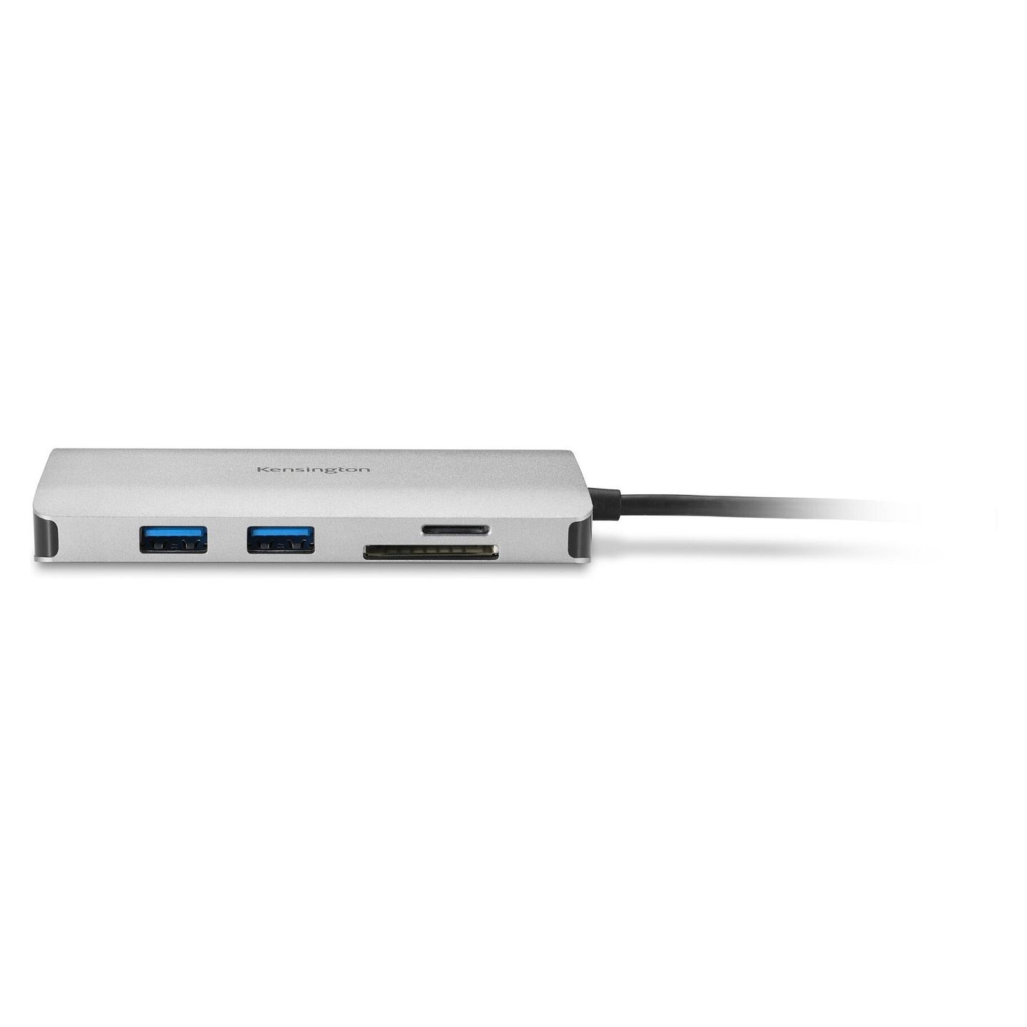 Docking Station Kensington UH1400P / USB-C / 8-in-1 / HDMI / LAN - Argjend - 2