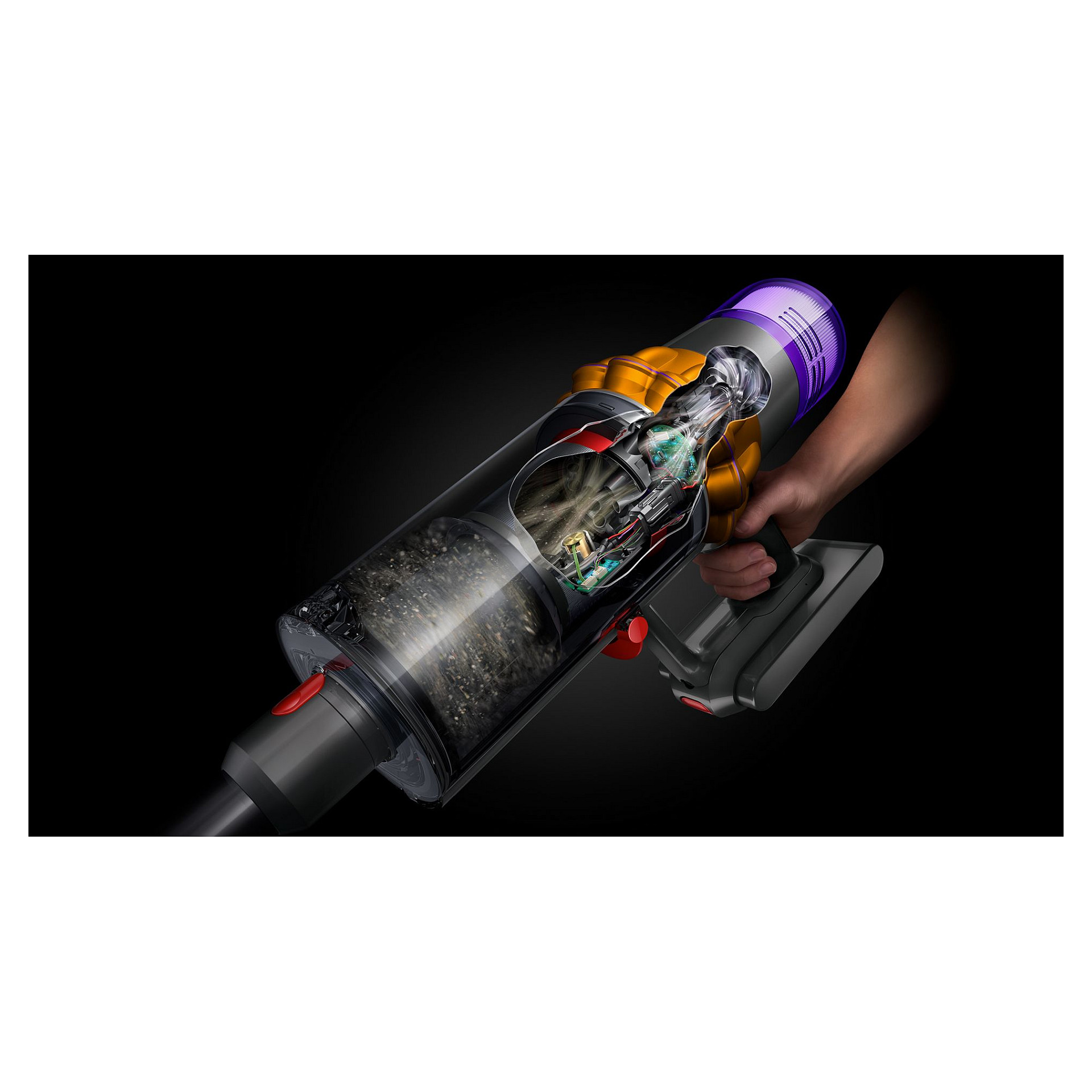 Fshesë me Vakum Dyson V15 Detect Absolute 2 në 1 – Nikeli/Verdhë - 8