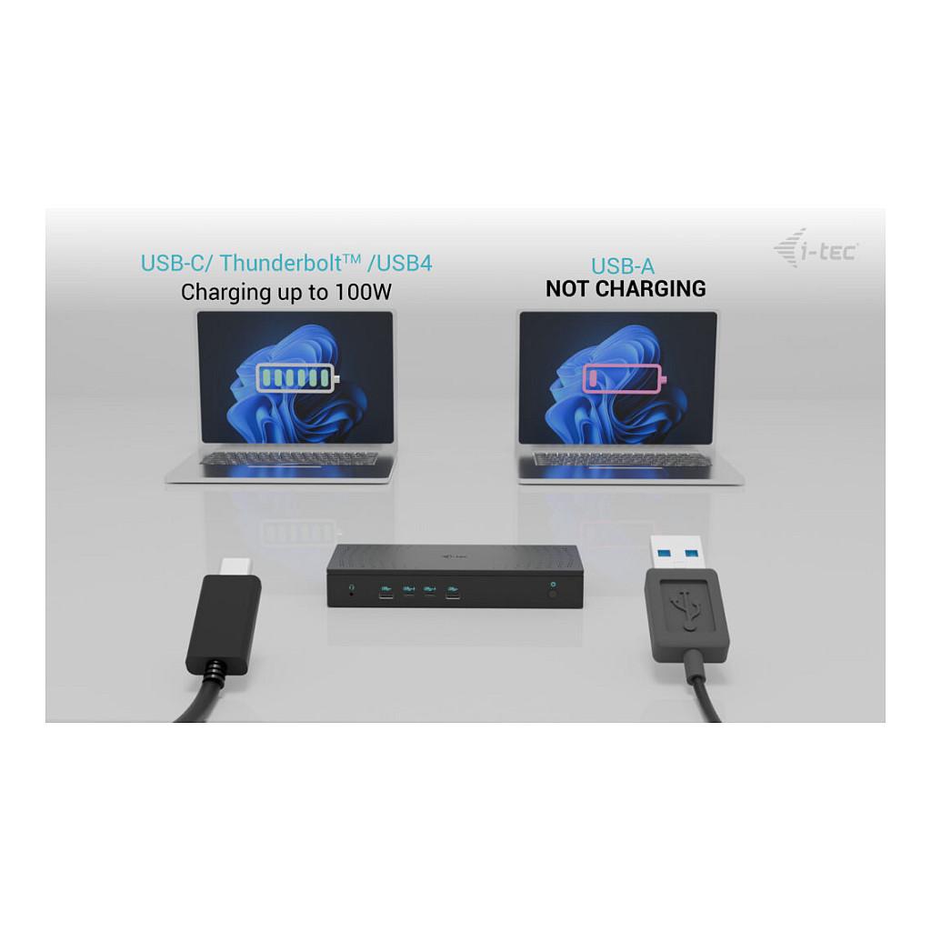 Docking Station i-tec CA5MONITORDOCKPD, 5x Monitor, 4K/60Hz, 2x HDMI, 2x DisplayPort, PD 100W, USB, 2.5GbE LAN - Zezë - 10