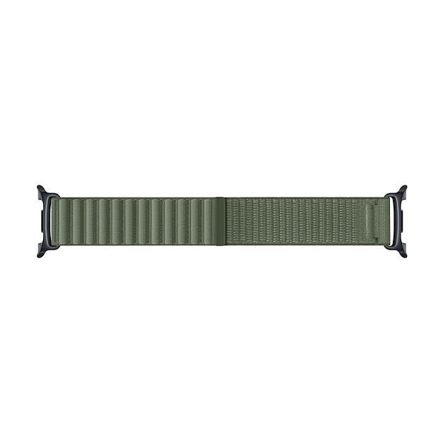Rrip për ora Samsung Galaxy Watch9 / Fabric Band / Madhësia S/M - Gjelbër