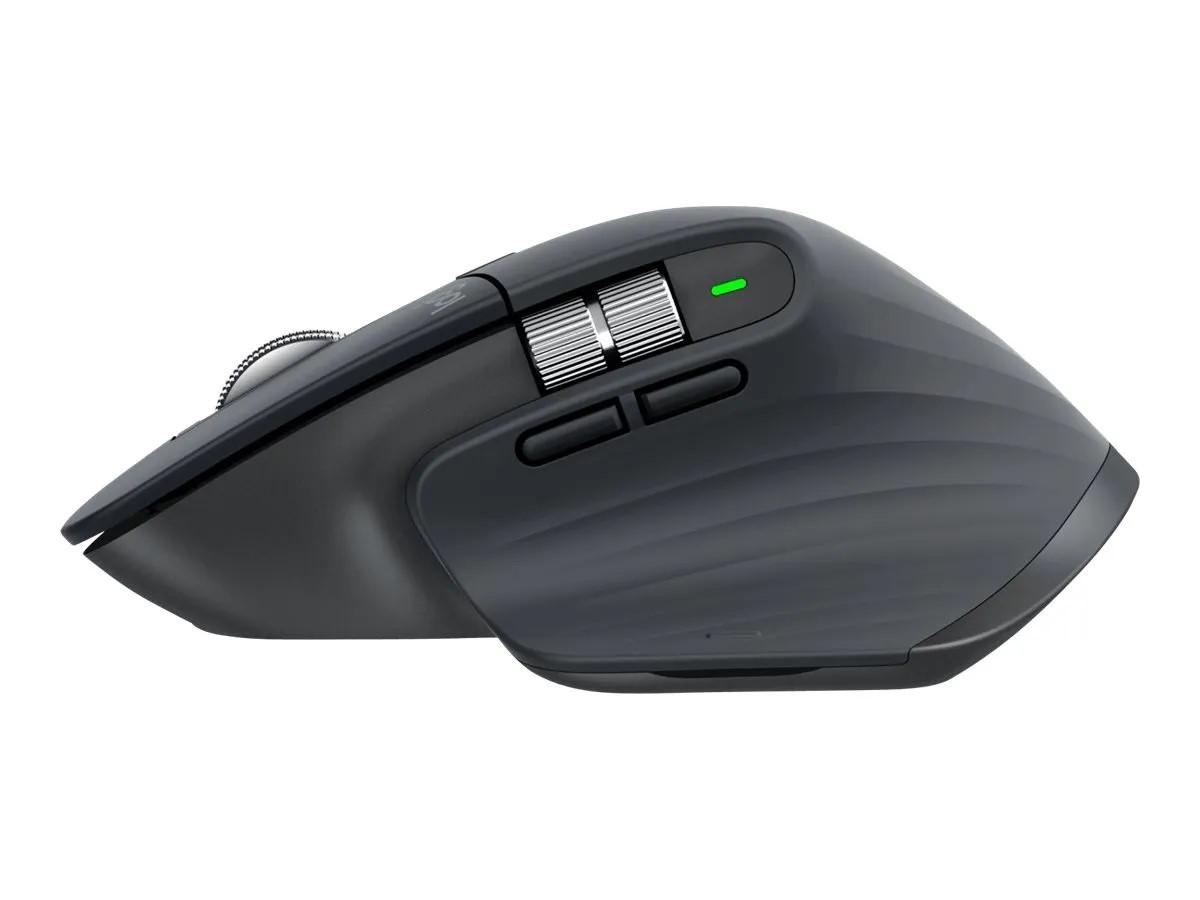 Maus pa kabllo Logitech MX Master 3S for Business / 8000 DPI / 7 Butona / Bluetooth + USB / Darkfield - Grafit - 2