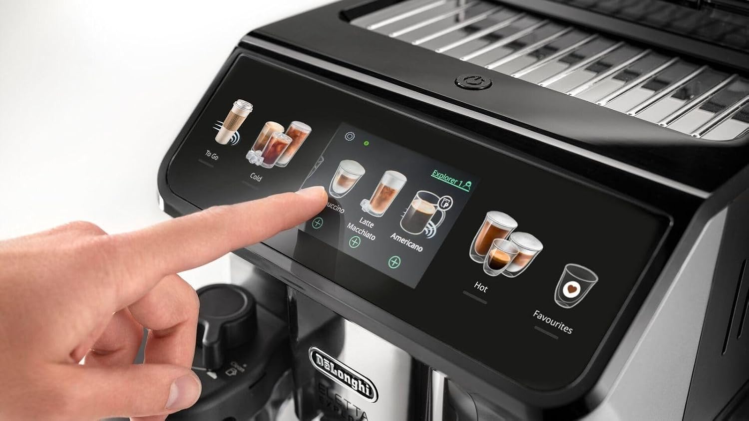 Aparat për kafe De’Longhi ECAM450.55.S / Fully Automatic / 19 Bar / 1.8L / 300g / 1450W / 3.5" TFT Touch – Zezë/Argjend - 5