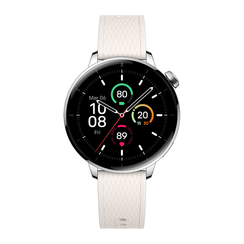 Orë e Mençur OnePlus Watch 3 / 43 mm / AMOLED 1.32" / GPS / Monitorim i Rrahjeve të Zemrës – Argjend - 2