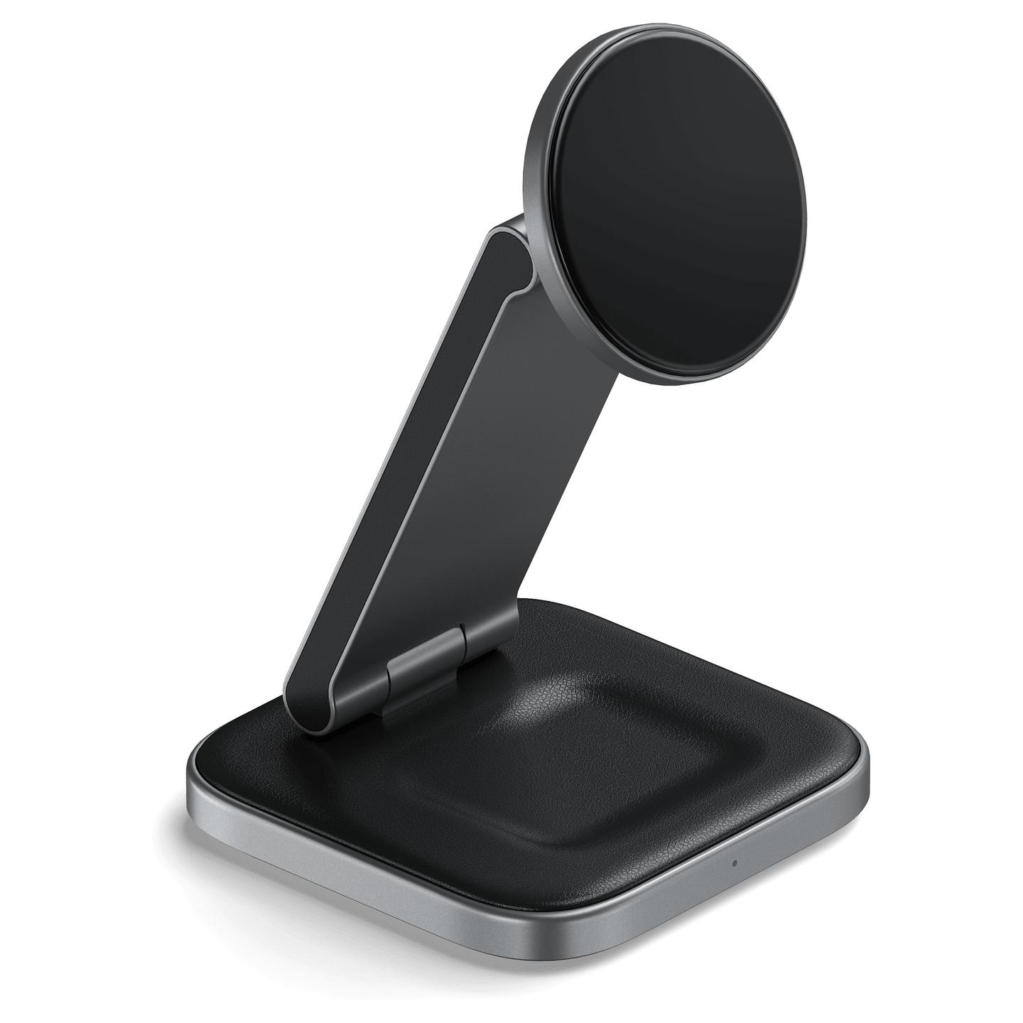 Karikues Satechi ST-Q31FM-EA / 3-in-1 / Qi2 / 15W / 5W / Foldable / USB-C / iPhone / Apple Watch / AirPods - Gri - 2