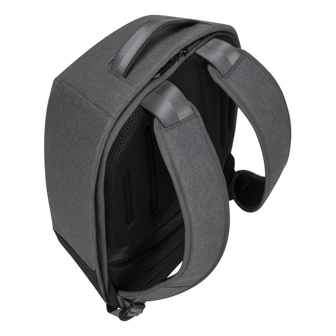 Çantë për laptop Targus Cypress TBB58802GL / Security Backpack / 15.6" / 21 L / EcoSmart / Padded Laptop Compartment / No External Pockets / Trolley Strap - Gri/Zezë - 5