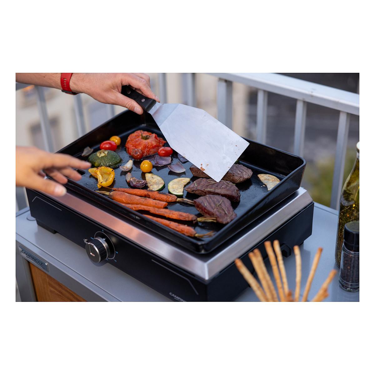 Grill Elektrik CAMPINGAZ Plancha Electric 1 XD, 2.1kW, 45x30cm, Pllakë Gize e Emajlur, Termostat - Zezë - 6