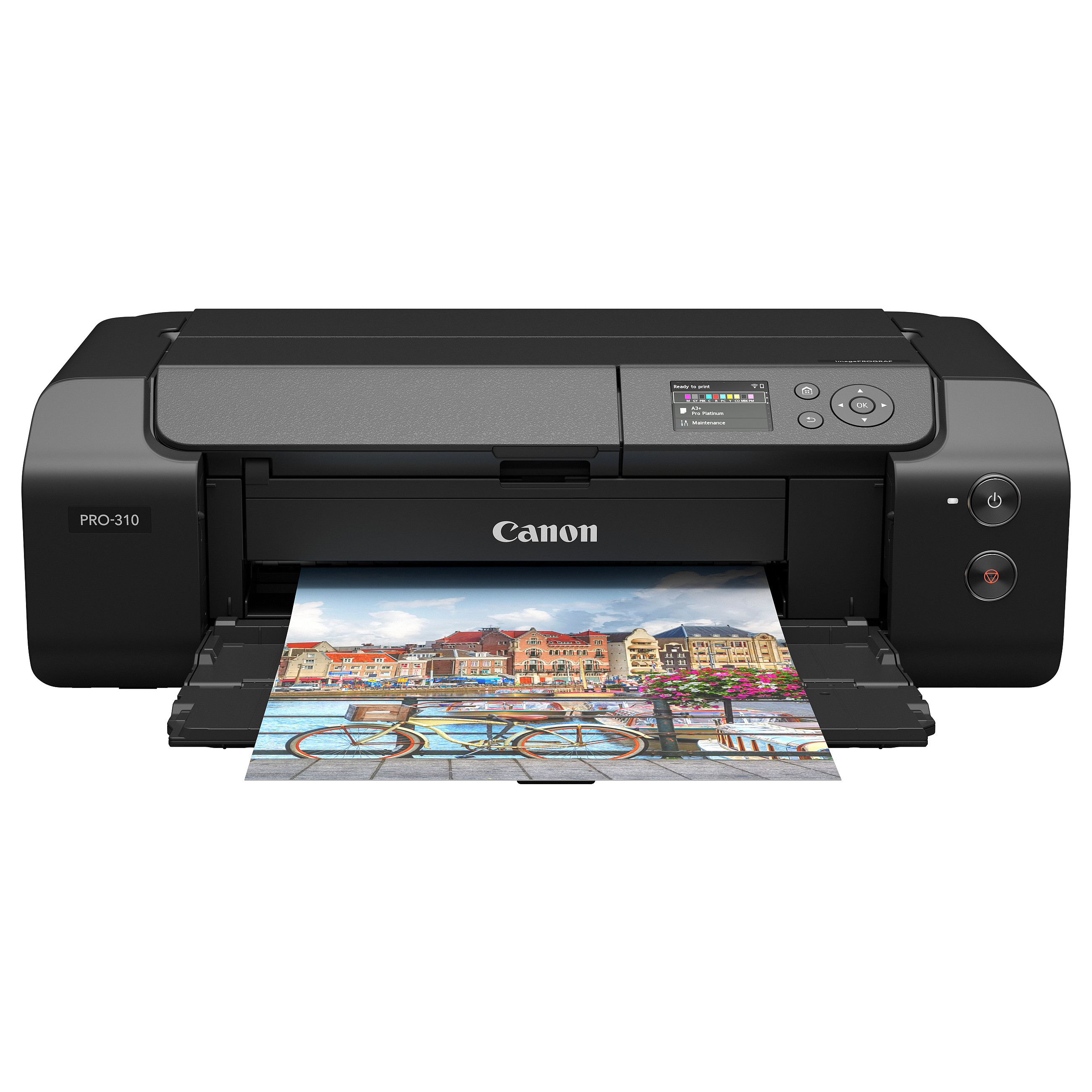 Printer Inkjet Canon imagePROGRAF PRO-310 / Inkjet / 4800 × 2400 DPI / A3+ / 10 ngjyra - Zezë - 4