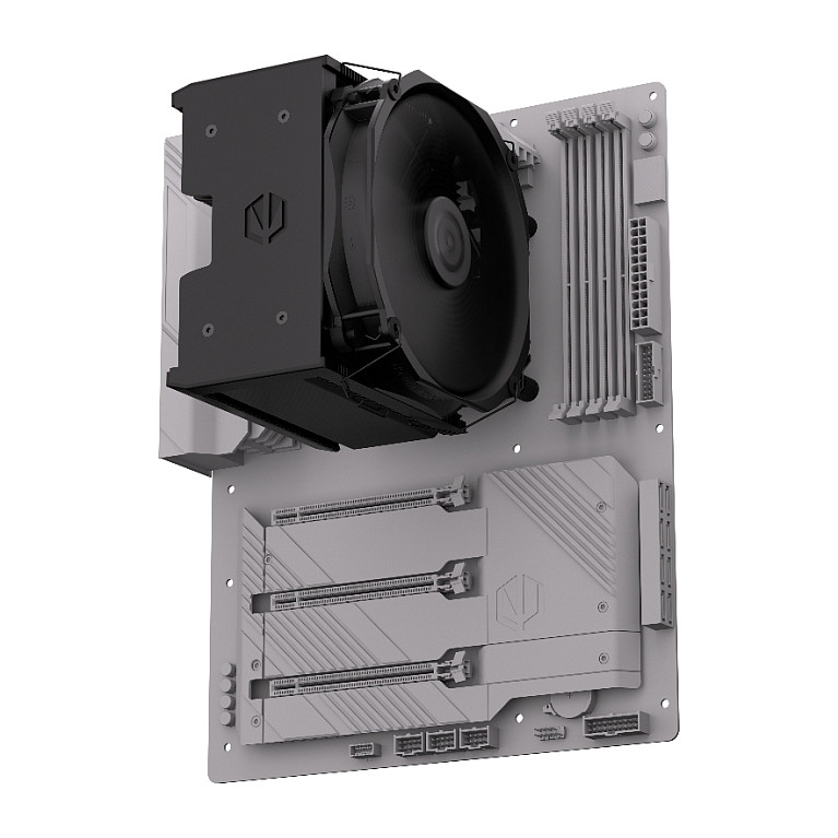 Ftohës për Procesor ENDORFY Fortis 5 / 140mm Fan / 12V / 139×107×159mm – Zezë - 17
