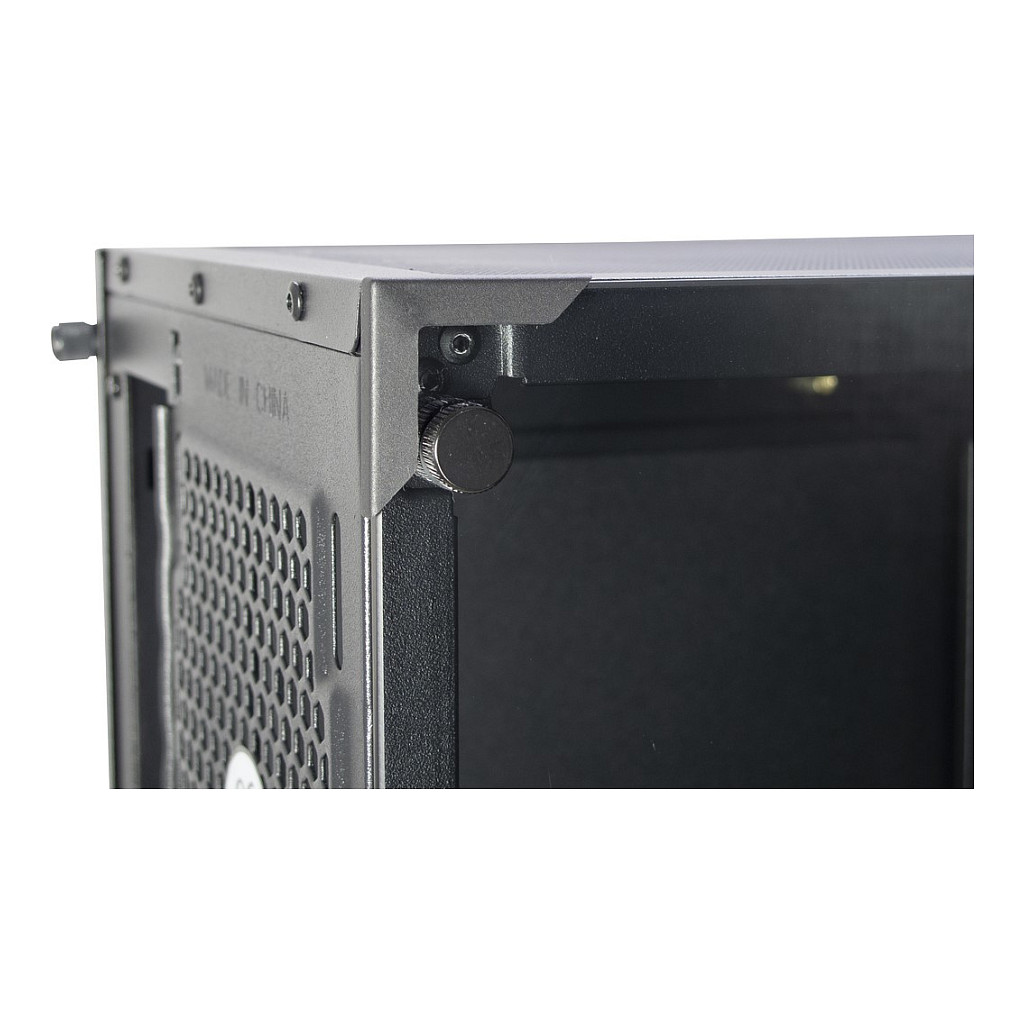 Kasë PC Inter-Tech C-303 Mirror / Midi Tower / ATX / 3x 120mm Fan Support / 2x 3.5" + 4x 2.5" Bay / Tempered Glass - Zezë - 11
