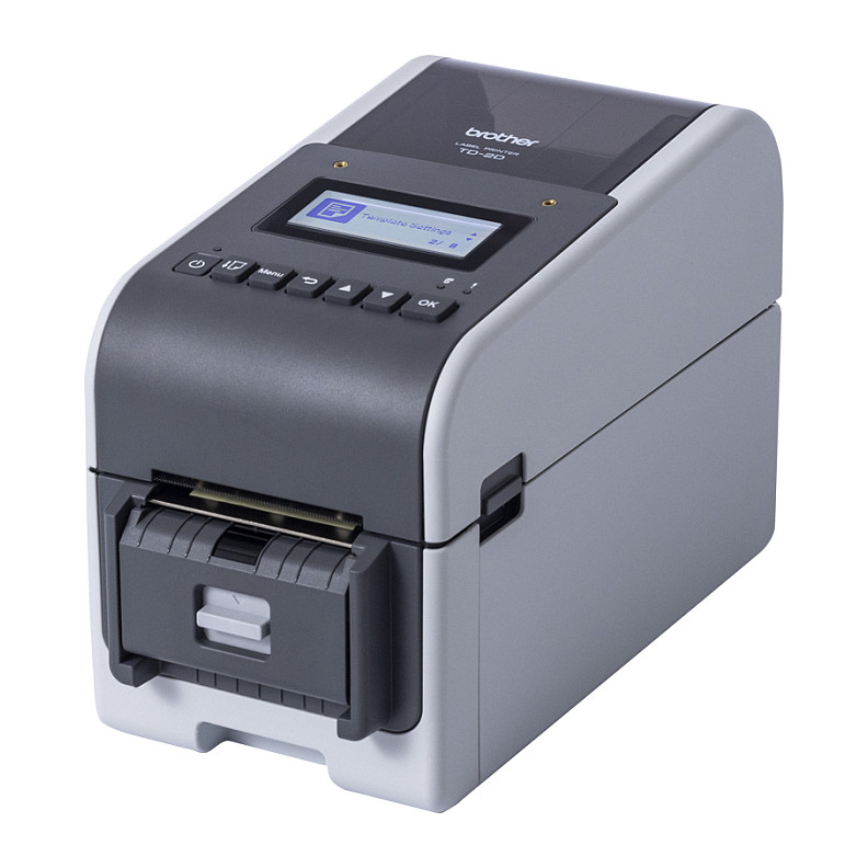 Printer Etiketash Brother TD-2320DSA203 / Direkt Termal / 203 × 203 DPI / 152 mm/s / Wi-Fi, Bluetooth, Ethernet, USB & RS-232 – Zezë/Hiri - 6