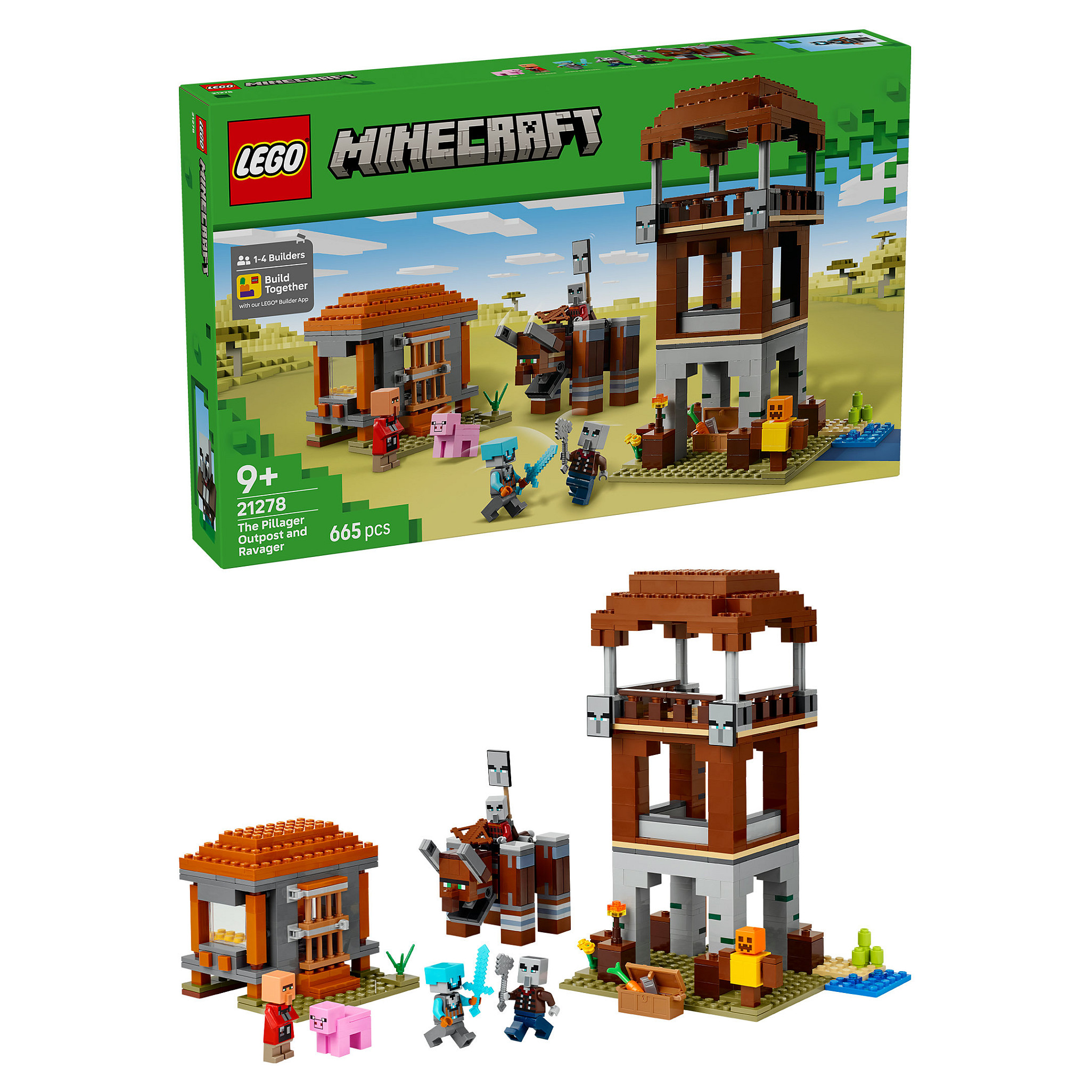 LEGO Minecraft The Pillager Outpost and Ravager - 4