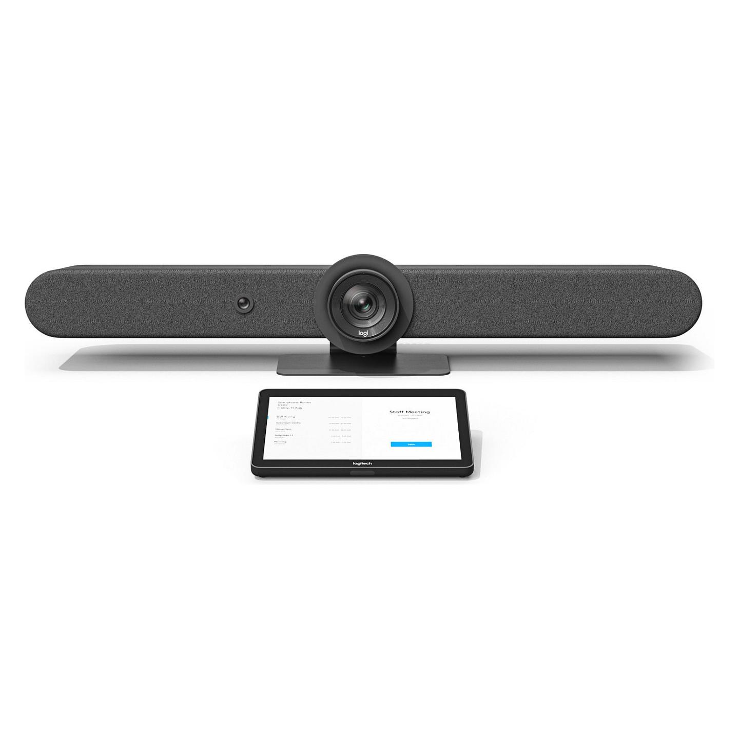 Sistem për videokonferencë Logitech Rally Bar, 4K Ultra HD, zoom optik 5x, Ethernet, Wi-Fi - Grafit - 3