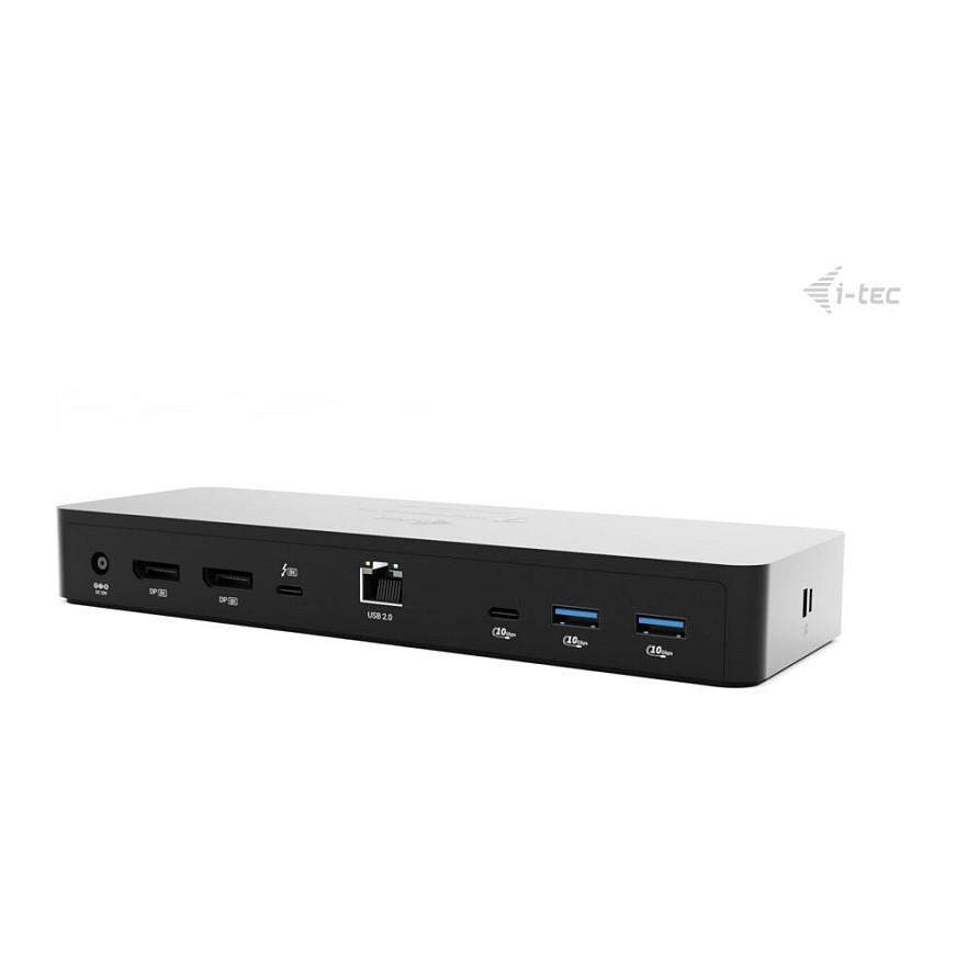 Docking Station i-tec TB4INTGDUAL4KDOCPD / 4x USB-A / 1x USB-C / 2x DisplayPort / Thunderbolt 4 / Gigabit Ethernet / 90W PD – Zezë - 3