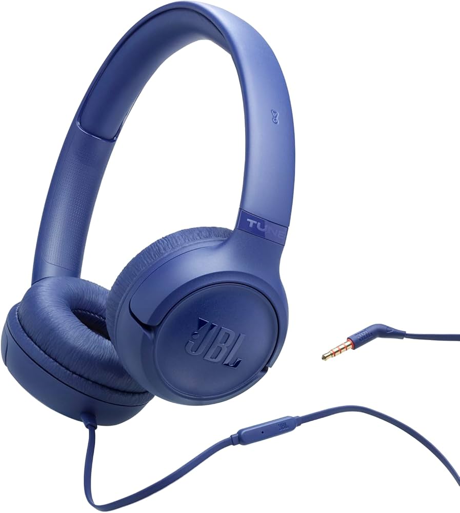 Kufje me kabllo JBL Tune 530 / 33mm / On-Ear / JBL Pure Bass / Mikrofon / 3.5mm AUX - Blu