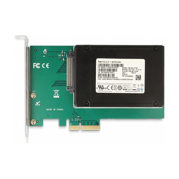 Kartë Zgjerimi PCI Express Delock 90081 / PCIe 4.0 x4 / 1x U.2 SFF-8639 / NVMe - 4