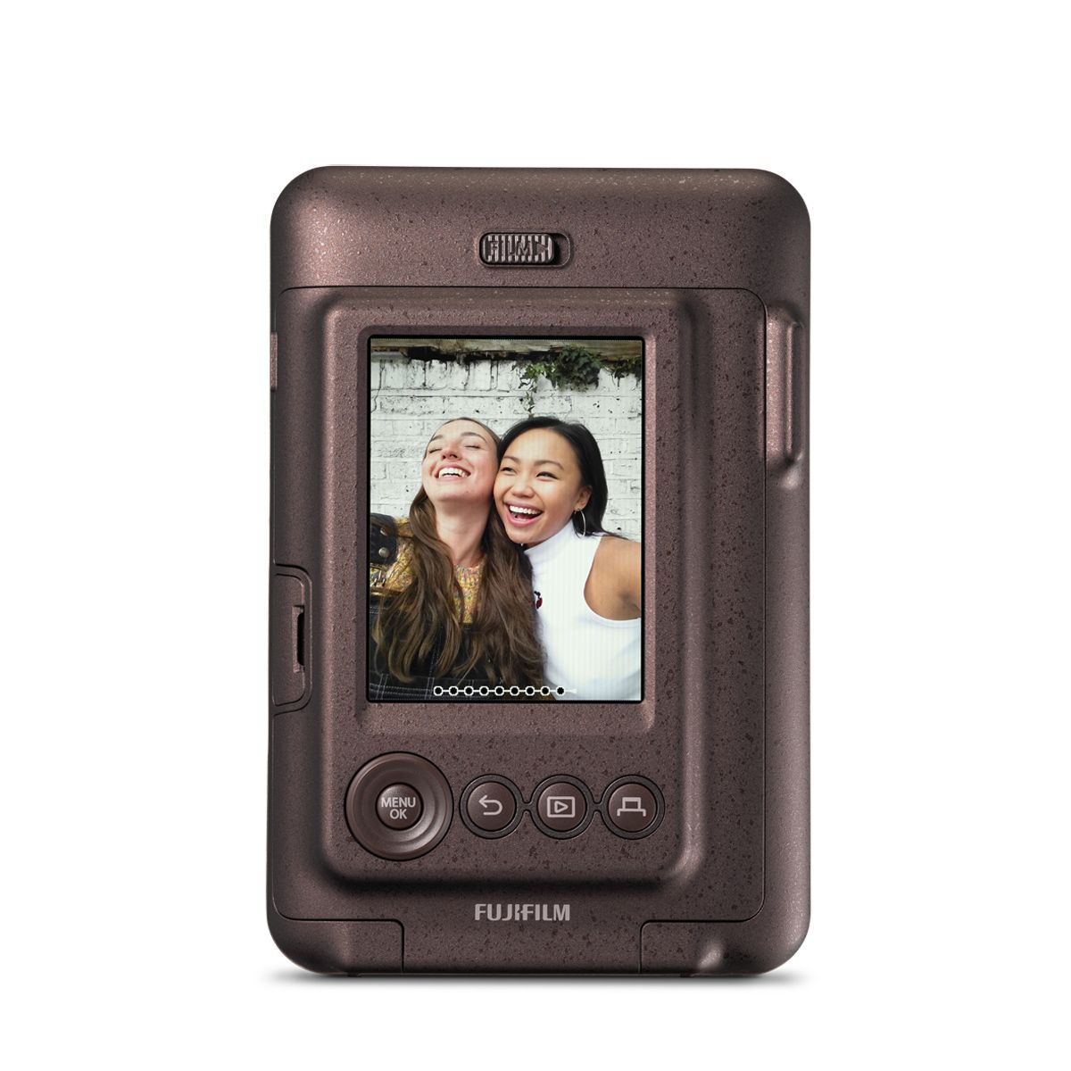 Kamerë Fujifilm Instax Mini LiPlay / 2.7" / 5MP / Instant / Bluetooth - Kafe - 5