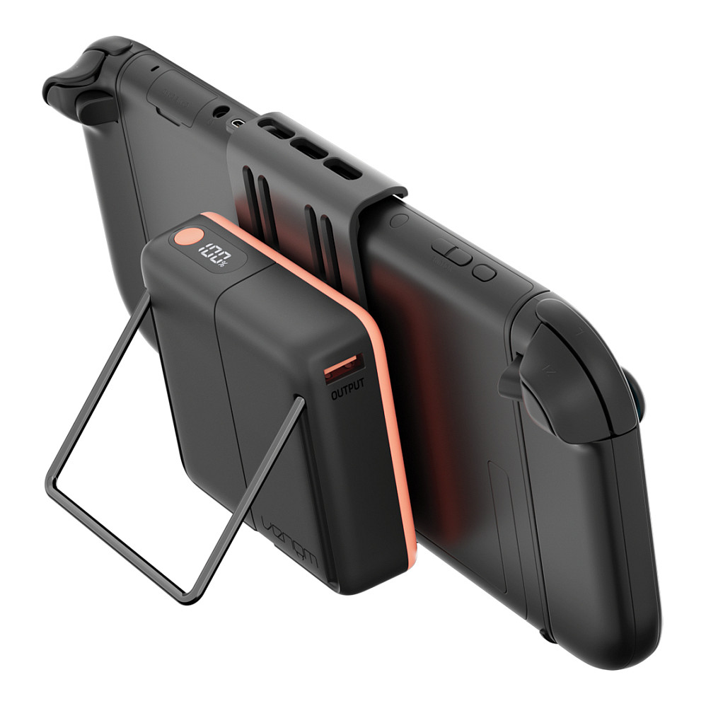 Powerbank Venom VS4957 / Nintendo Switch 2 / 20000mAh / Kickstand / LED - Zezë/Portokalli - 4